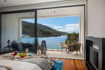 Seaside Family Villa with Pool in Vela Luka