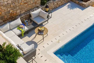 Seaside Family Villa with Pool in Vela Luka