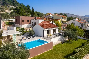 Private Pool Villa with Garden in Žaborić