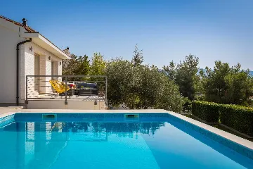Private Pool Villa with Garden in Žaborić