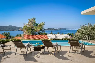 Private Pool Villa with Garden in Žaborić