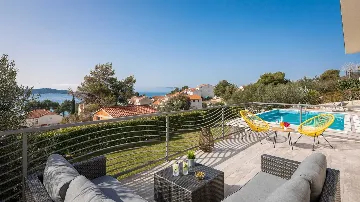 Private Pool Villa with Garden in Žaborić