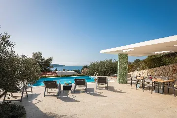 Private Pool Villa with Garden in Žaborić