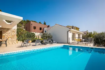 Private Pool Villa with Garden in Žaborić