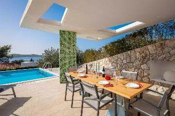 Private Pool Villa with Garden in Žaborić