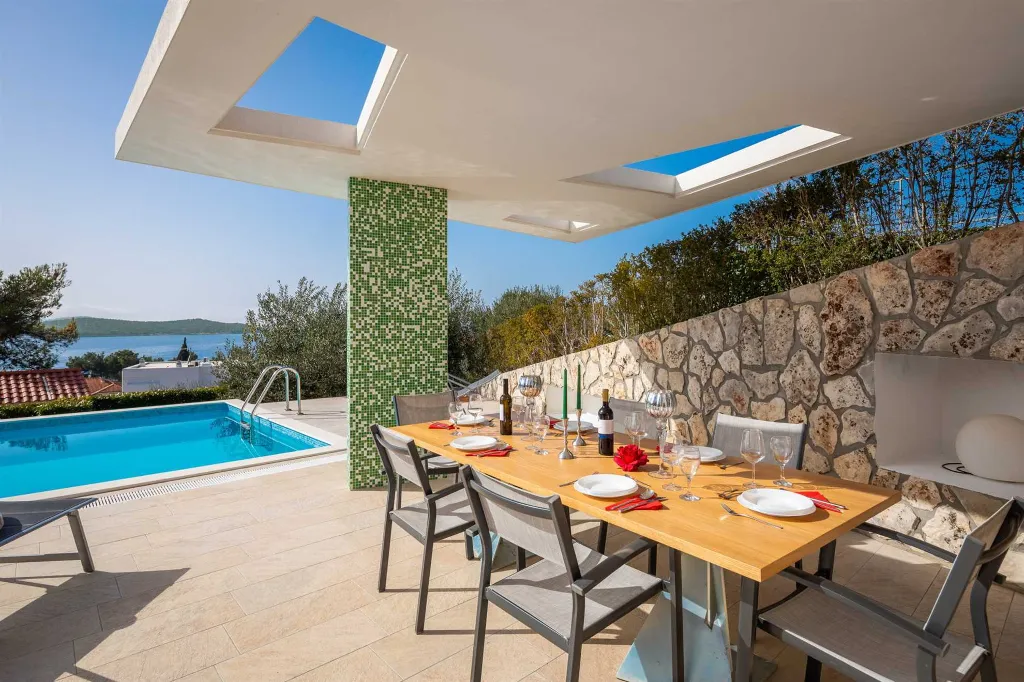 Private Pool Villa with Garden in Žaborić
