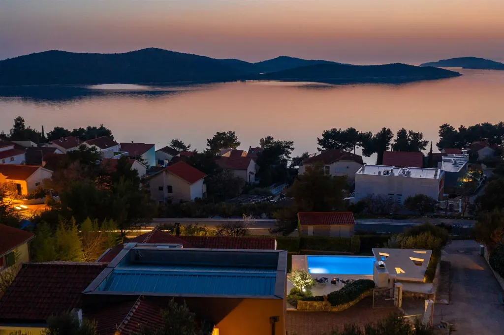 Private Pool Villa with Garden in Žaborić