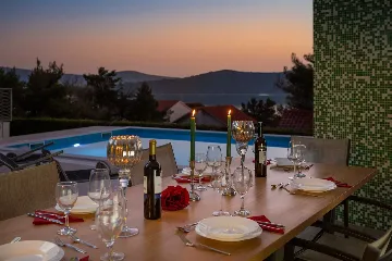 Private Pool Villa with Garden in Žaborić