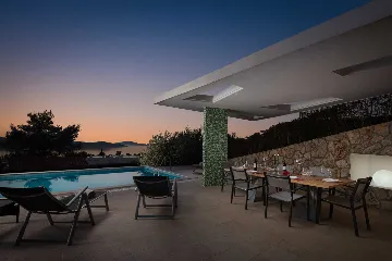 Private Pool Villa with Garden in Žaborić