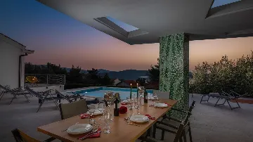 Private Pool Villa with Garden in Žaborić