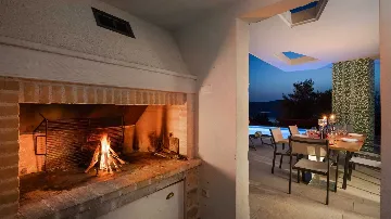 Private Pool Villa with Garden in Žaborić