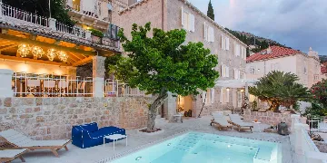 Heritage Stone Villa with Heated Pool in Dubrovnik