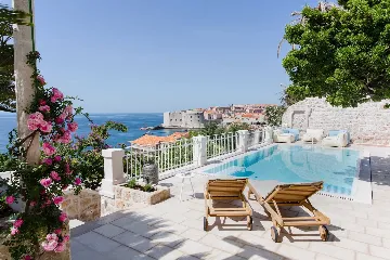 Heritage Stone Villa with Heated Pool in Dubrovnik