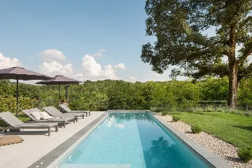 Modern Forestside Villa with Pool in Motovun