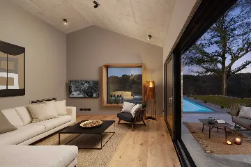 Modern Forestside Villa with Pool in Motovun