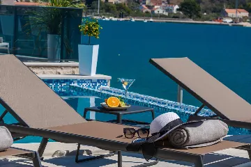 Modern Seafront Villa with Pool in Slano
