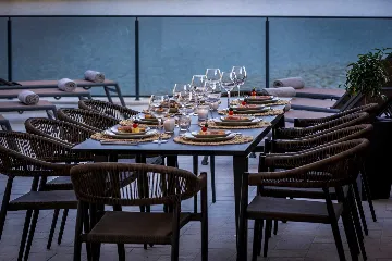 Modern Seafront Villa with Pool in Slano