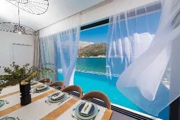 Coastal Villa with Infinity Pool in Slano