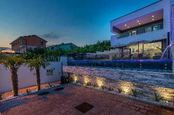Modern Hilltop Villa with Pool in Crikvenica