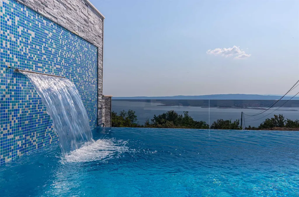 Modern Hilltop Villa with Pool in Crikvenica