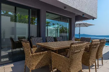 Modern Hilltop Villa with Pool in Crikvenica