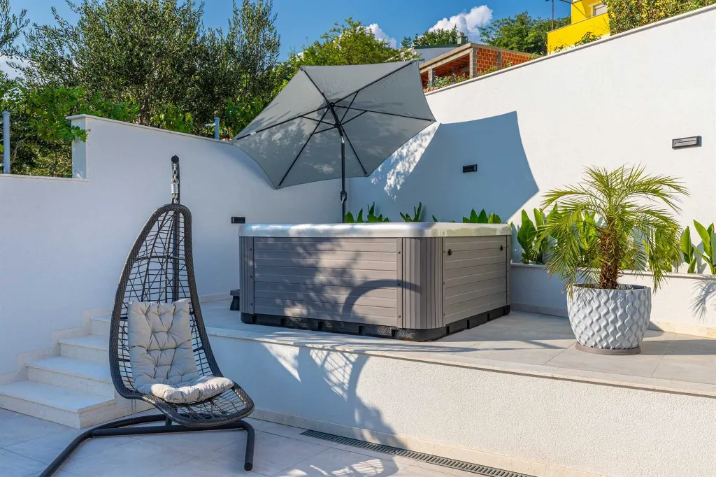 Modern Hilltop Villa with Pool in Crikvenica