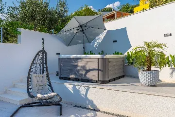 Modern Hilltop Villa with Pool in Crikvenica