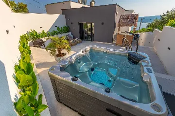 Modern Hilltop Villa with Pool in Crikvenica