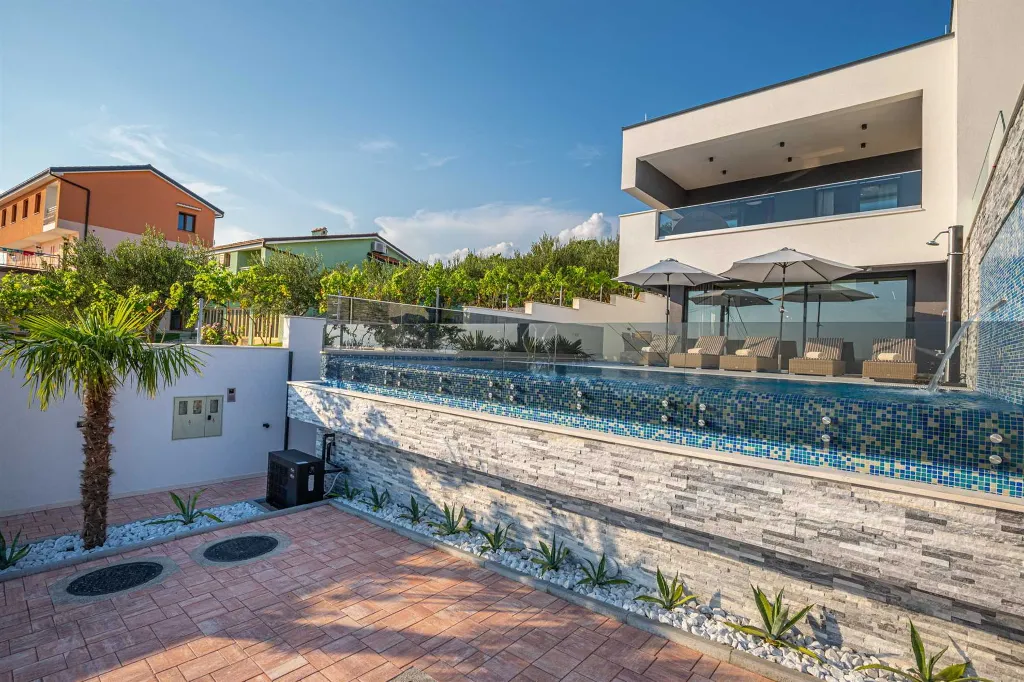 Modern Hilltop Villa with Pool in Crikvenica
