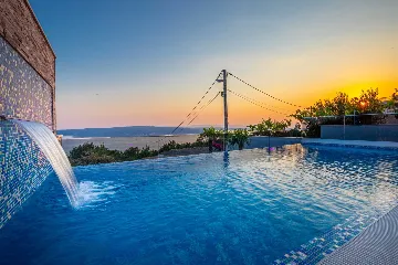 Modern Hilltop Villa with Pool in Crikvenica