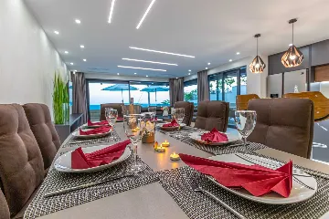 Modern Hilltop Villa with Pool in Crikvenica