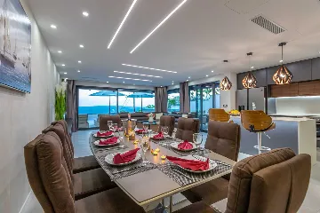 Modern Hilltop Villa with Pool in Crikvenica