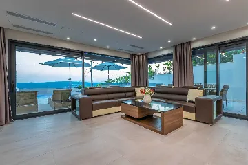 Modern Hilltop Villa with Pool in Crikvenica