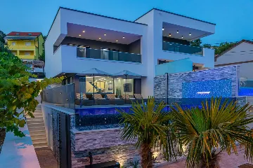 Modern Hilltop Villa with Pool in Crikvenica
