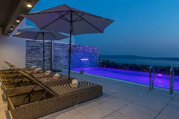 Modern Hilltop Villa with Pool in Crikvenica