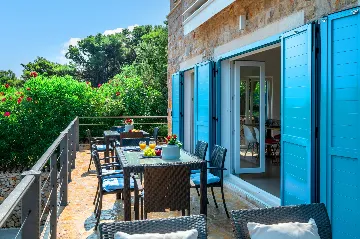 Seaside Family Villa with Pool on Prvić Luka Island