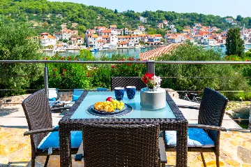Seaside Family Villa with Pool on Prvić Luka Island