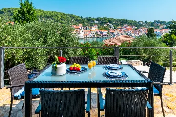 Seaside Family Villa with Pool on Prvić Luka Island