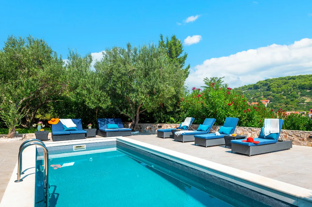 Seaside Family Villa with Pool on Prvić Luka Island