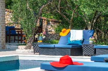 Seaside Family Villa with Pool on Prvić Luka Island