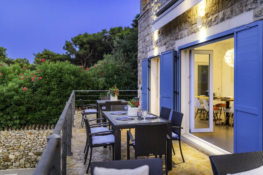 Seaside Family Villa with Pool on Prvić Luka Island