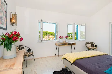 Seaside Family Villa with Pool on Prvić Luka Island