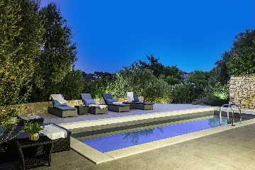 Seaside Family Villa with Pool on Prvić Luka Island