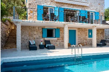 Seaside Family Villa with Pool on Prvić Luka Island