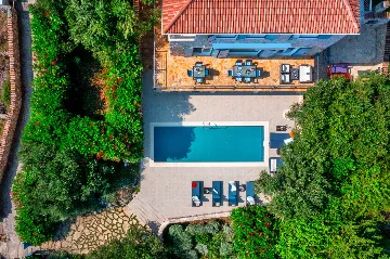 Seaside Family Villa with Pool on Prvić Luka Island