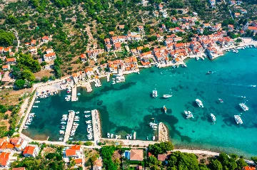 Seaside Family Villa with Pool on Prvić Luka Island
