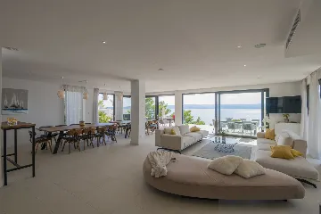 Seaview Grand Villa with Pool in Brela