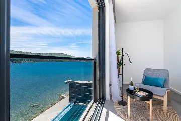 Modern Seaside Villa with Pool in Slano