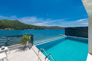 Modern Seaside Villa with Pool in Slano