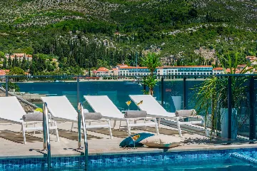 Modern Seaside Villa with Pool in Slano